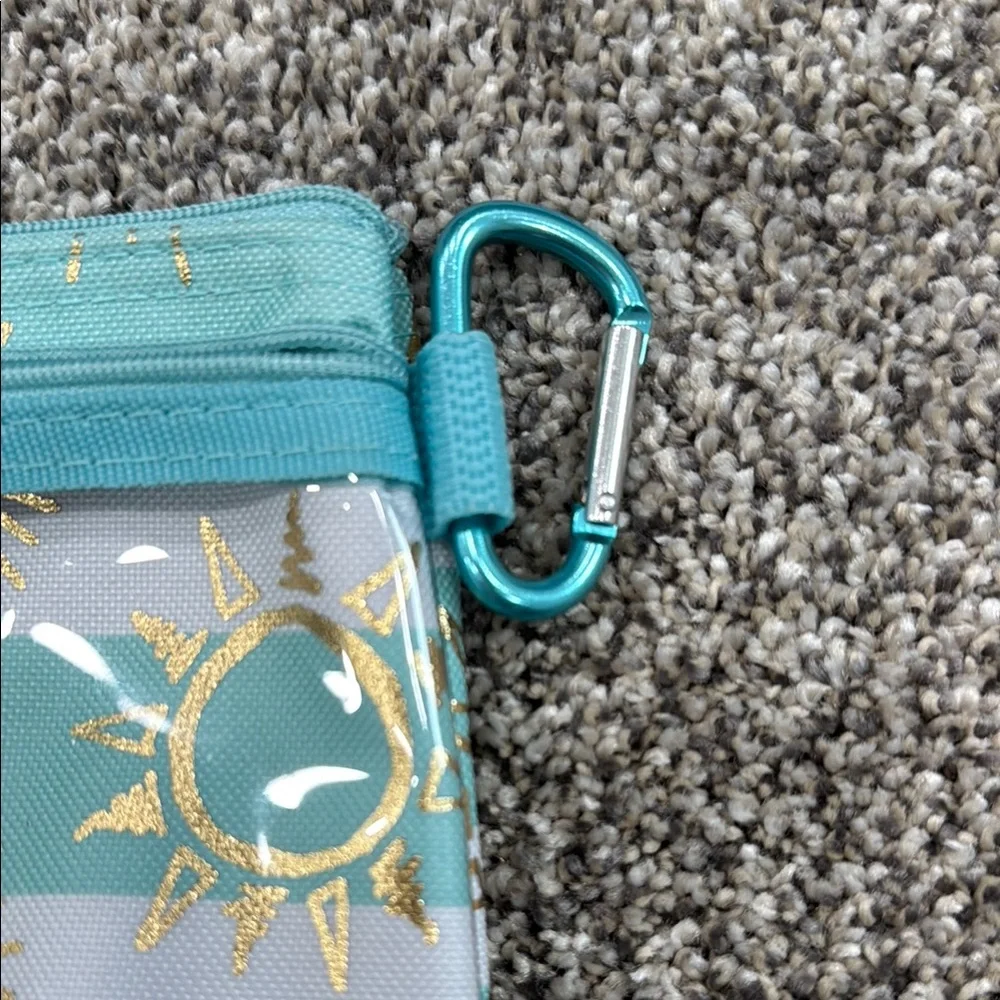Thirty-One Sunburst Zipper Pouch ~ One Size